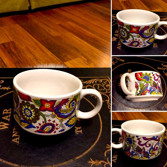 🦋2/$10 3/$15 4/$18 5/$20 Vintage 70s Soup Mug